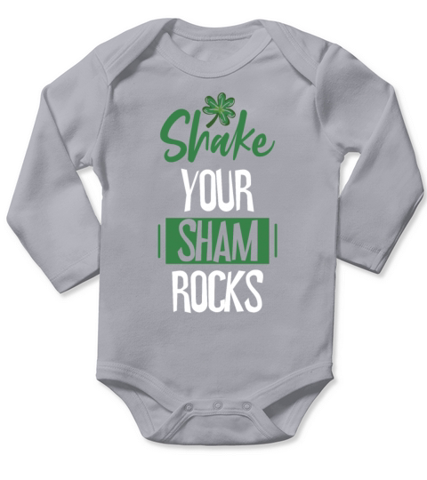 Funny Irish Saint Patricks Day Shake Your Long Sleeve Baby One-Piece