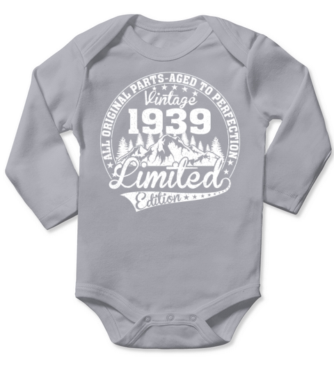 PREMIUM VINTAGE 1939 Long Sleeve Baby One-Piece