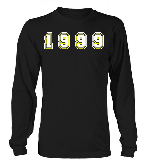 1999 Year Number Long sleeved Unisex