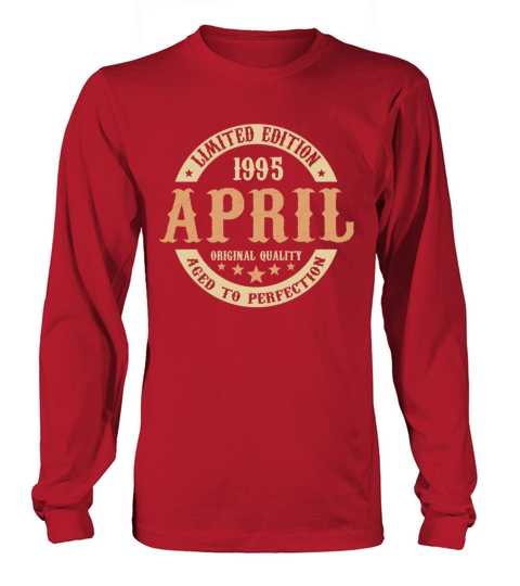 April 1995 Vintage Birthday Present Long sleeved Unisex