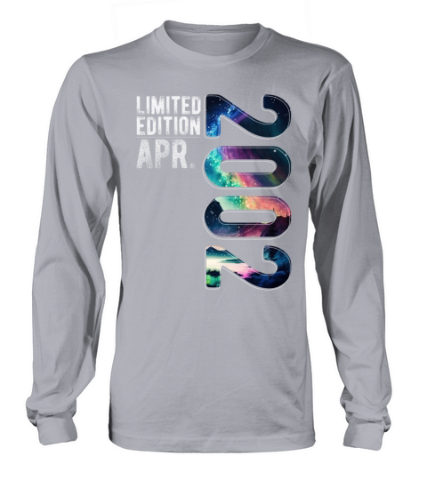 Limited Edition 2002 April Birthday Polar Lights Long sleeved Unisex
