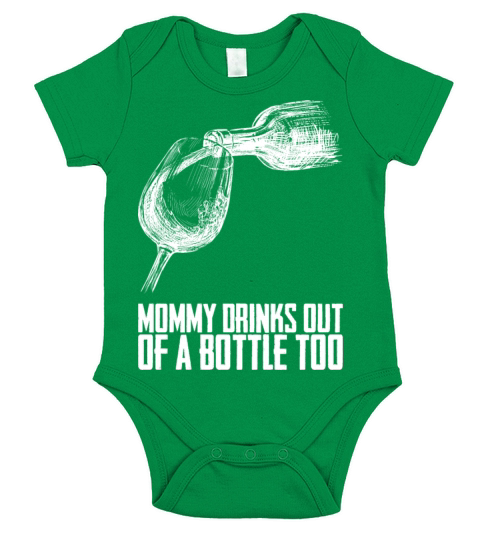 Drinking Wine Red Wine Gift Short Sleeve Baby One-Piece