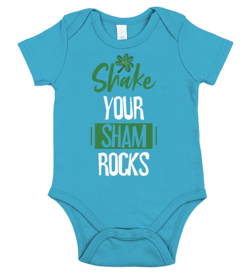 Funny Irish Saint Patricks Day Shake Your Short Sleeve Baby One-Piece