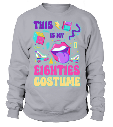 Fluorescent Colors Vintage Cassette Eighties Sweatshirt Unisex