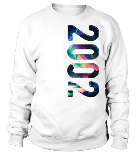 Limited Edition 2002 April Birthday Polar Lights Sweatshirt Unisex