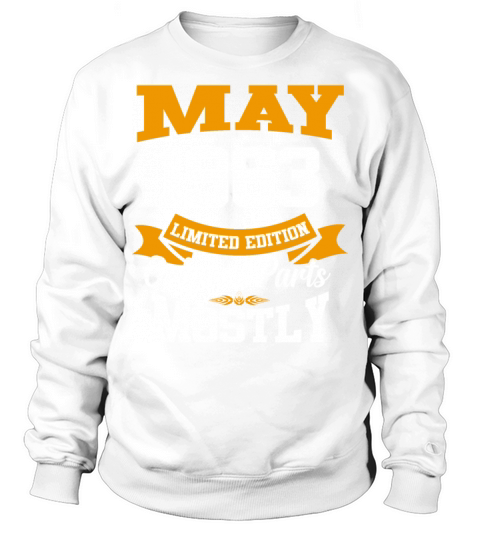 May 1963 Vintage Birthday Present Sweatshirt Unisex