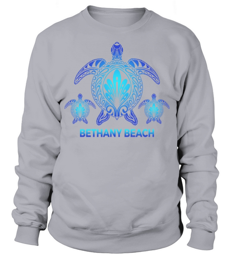 Vintage Bethany Beach Delaware Turtle Souvenirs Sweatshirt Unisex