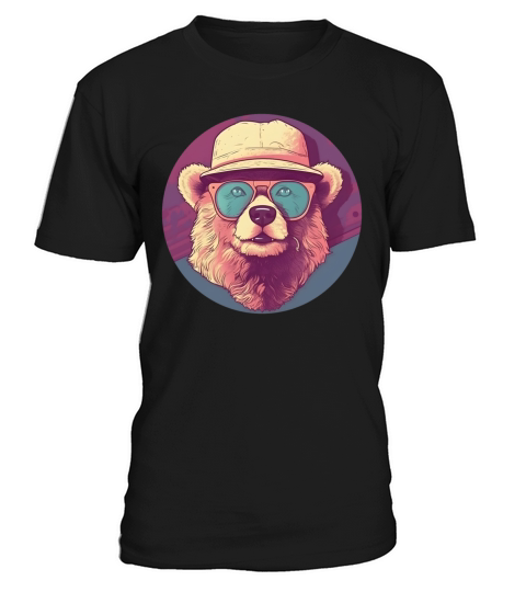 Retro Vintage Bear Lovers Style T-Shirt Unisex