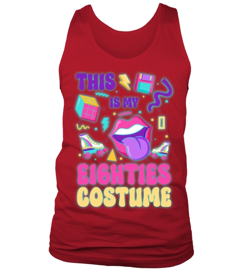 Fluorescent Colors Vintage Cassette Eighties Tank Top Unisex