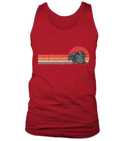Porcupine Vintage Retro Tank Top Unisex