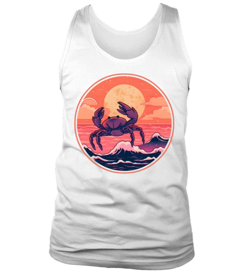 Retro Crab Lovers Vintage Tank Top Unisex