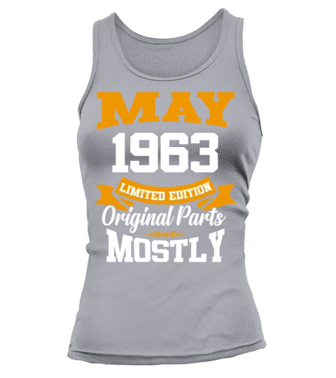 May 1963 Vintage Birthday Present Tank top Woman