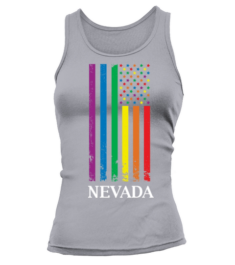 Nevada Pride Month Pride Flag LGBT Community LGBTQ Tank top Woman