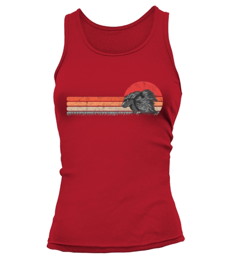 Porcupine Vintage Retro Tank top Woman