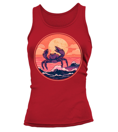 Retro Crab Lovers Vintage Tank top Woman