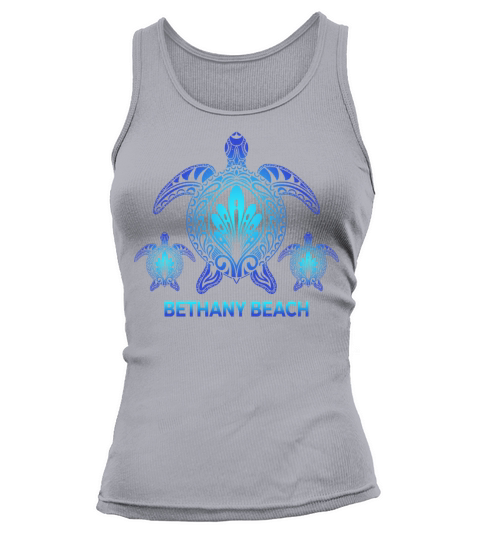 Vintage Bethany Beach Delaware Turtle Souvenirs Tank top Woman