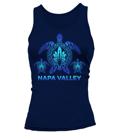 Vintage Napa Valley California CA Turtle Souvenirs Tank top Woman