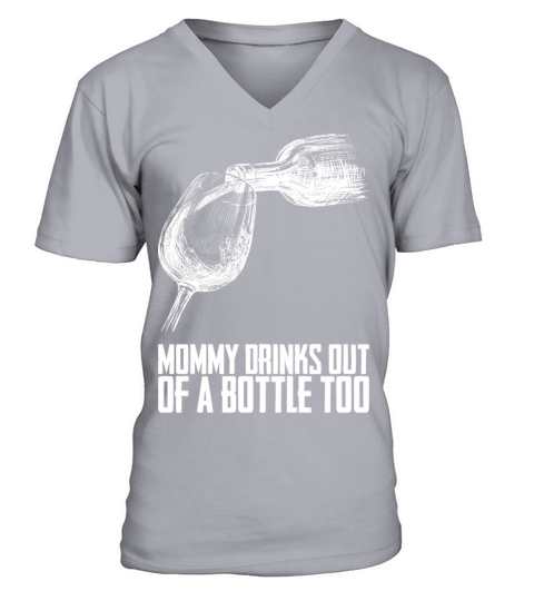 Drinking Wine Red Wine Gift V-Neck T-shirt