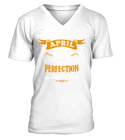 Legends Were Born In April 1995 V-Neck T-shirt