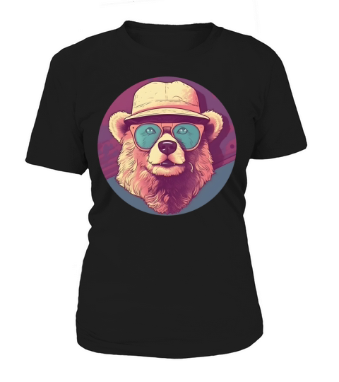 Retro Vintage Bear Lovers Style Women's T-Shirt