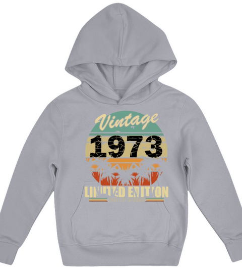 1973 Jubilee 1973 Vintage 1973 Vintage 1973 Kids Hoodie