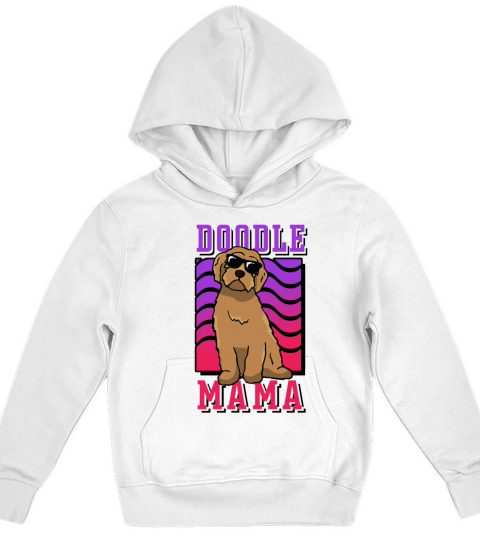 Womens Doodle Mama Labradoodle Goldendoodle Kids Hoodie