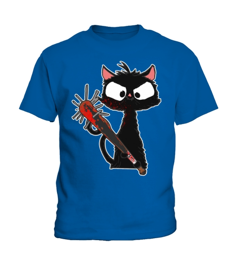 Halloween Retro Cat Vintage Cat Kids T-Shirt