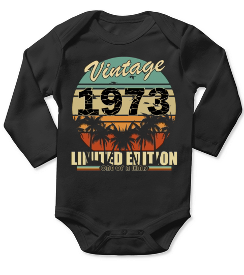 1973 Jubilee 1973 Vintage 1973 Vintage 1973 Long Sleeve Baby One-Piece