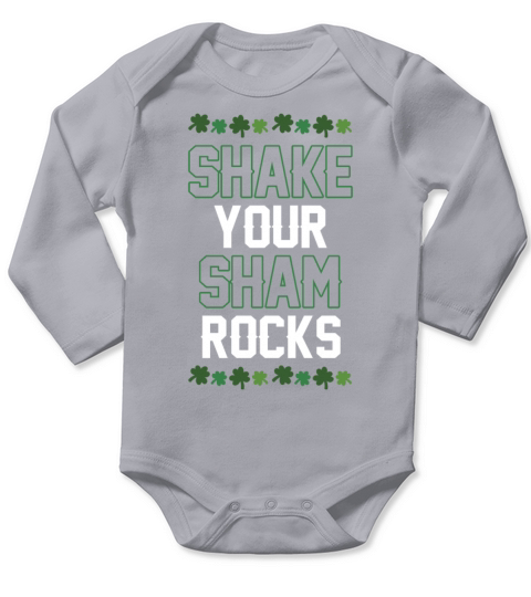 Funny Irish Saint Patricks Day Shake Your Long Sleeve Baby One-Piece