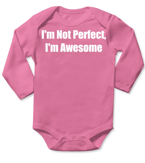 Funny Quotes Long Sleeve Baby One-Piece