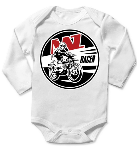 Mz racer Long Sleeve Baby One-Piece