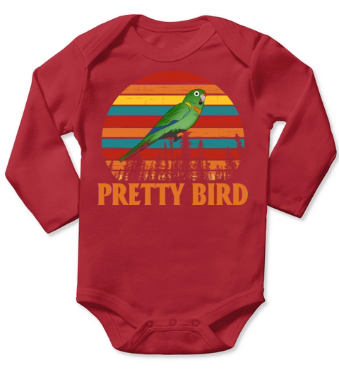 Pretty Bird Long Sleeve Baby One-Piece