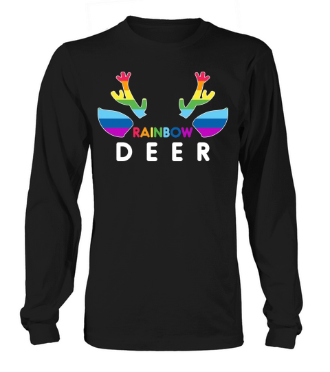 Rainbow Deer Pride Long sleeved Unisex