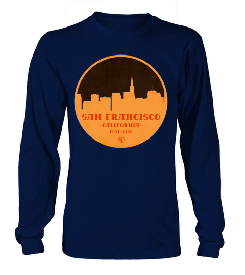 Vintage San Francisco City Badge Long sleeved Unisex