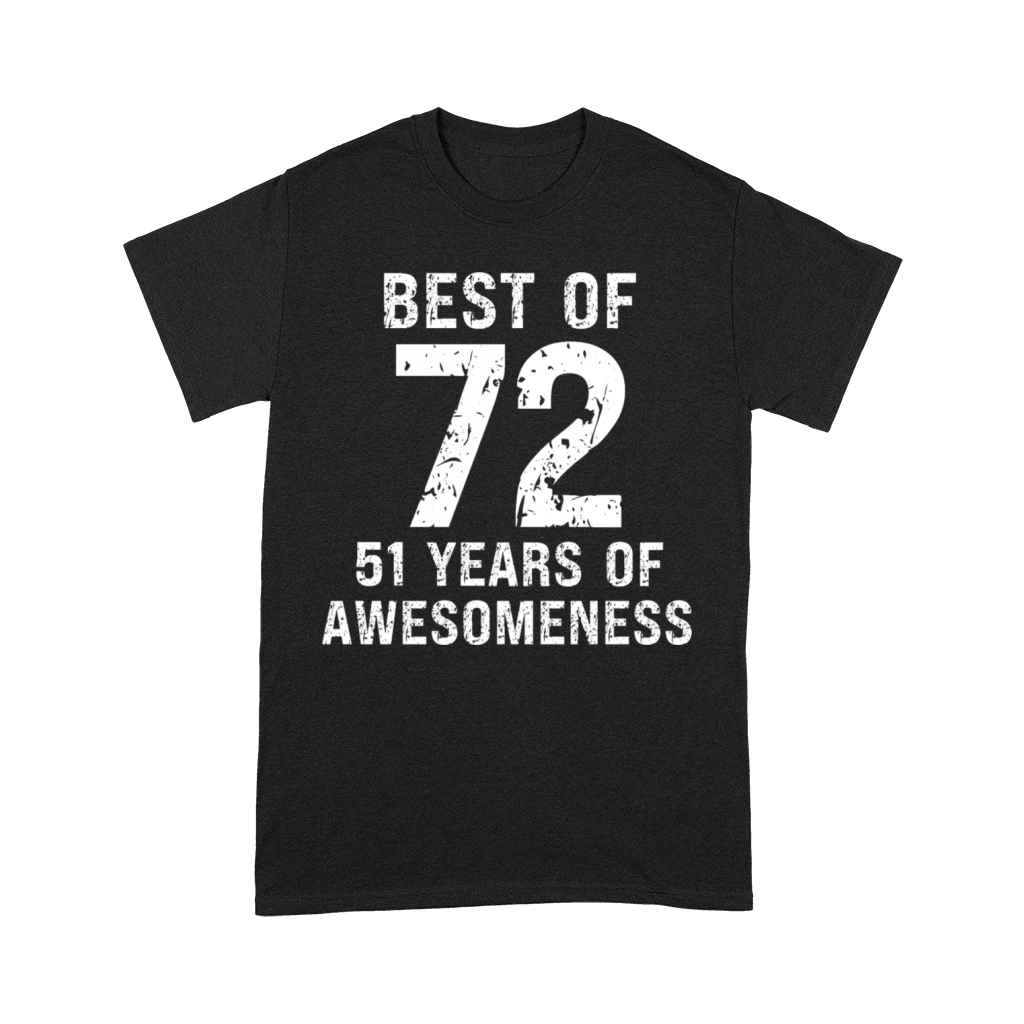 Best of 1972 vintage 1972 51th birthday Premium T-shirt