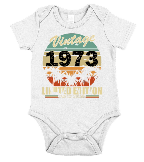 1973 Jubilee 1973 Vintage 1973 Vintage 1973 Short Sleeve Baby One-Piece