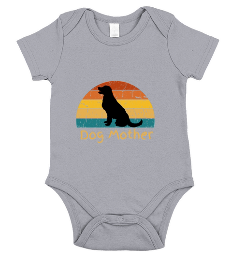Dog Mother Funny Golden Retriever Graphic Print Short Sleeve Baby One-Piece