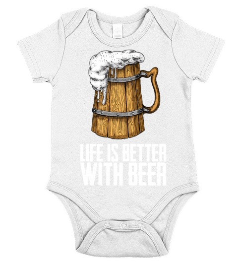 Drunk Brewmaster Gift Short Sleeve Baby One-Piece
