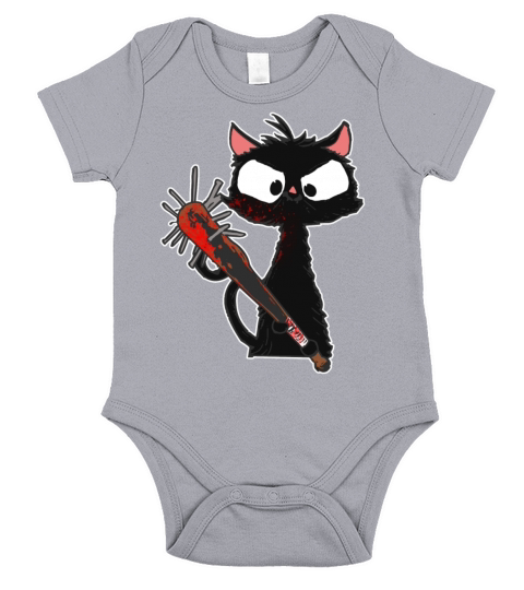 Halloween Retro Cat Vintage Cat Short Sleeve Baby One-Piece