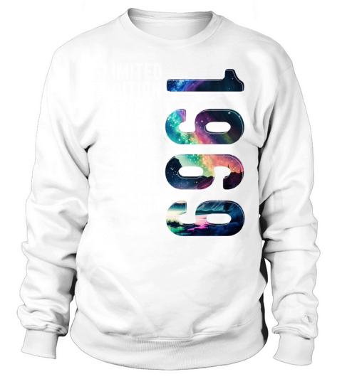 Limited Edition 1969 August Birthday Polar Lights Sweatshirt Unisex