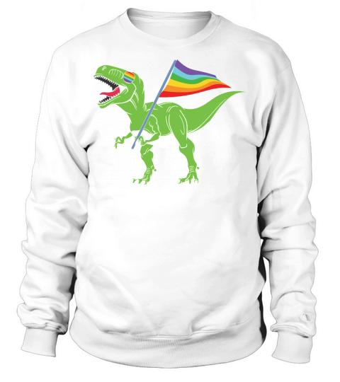 Pride Dinosaur LGBT Trex LGBT Sweatshirt Unisex