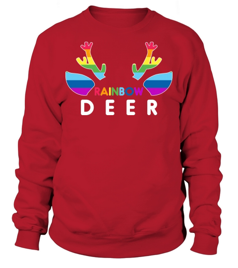 Rainbow Deer Pride Sweatshirt Unisex