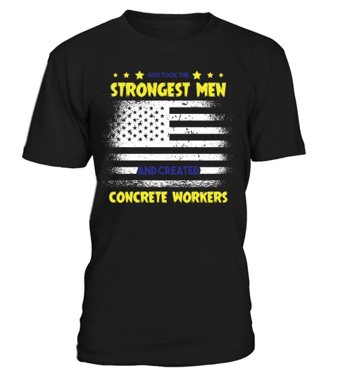Concrete Finisher Quote American Flag Construction T-Shirt Unisex