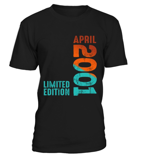 Since April 2001 Year 2001 Retro Vintage 2001 T-Shirt Unisex