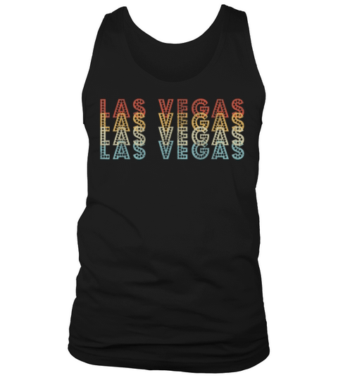Las Vegas Nevada Vintage Retro 70s 80s T-Shirt Tank Top Unisex