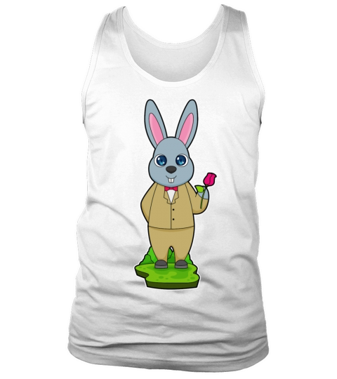 Rabbit Groom Suit Wedding Tank Top Unisex