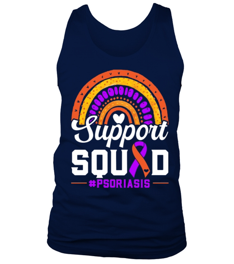 Support Squad Skin Disease Psoriasis Awareness Tank Top Unisex