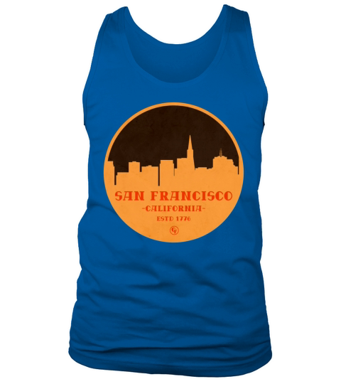 Vintage San Francisco City Badge Tank Top Unisex