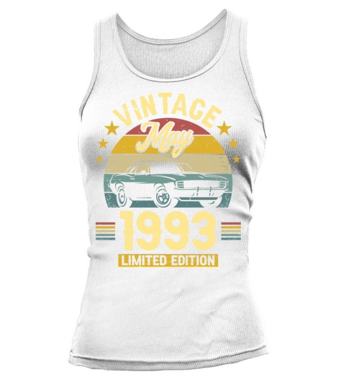 May 1993 30 Years Old Vintage 30th Birthday Tank top Woman