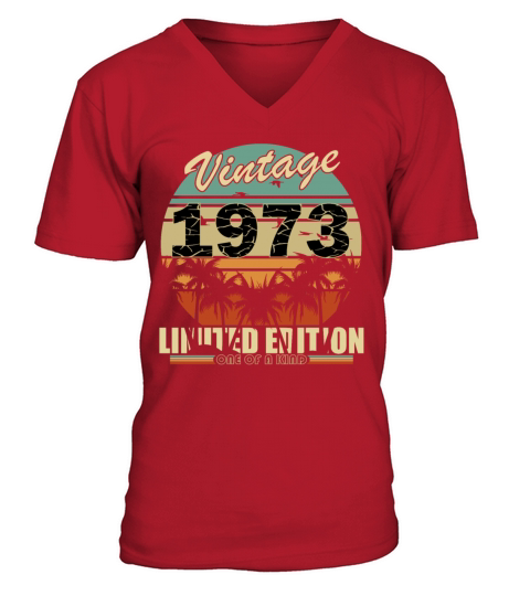 1973 Jubilee 1973 Vintage 1973 Vintage 1973 V-Neck T-shirt